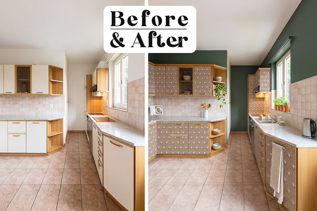 Vinyl Wrap for KITCHEN CABINTES MAKEOVER 