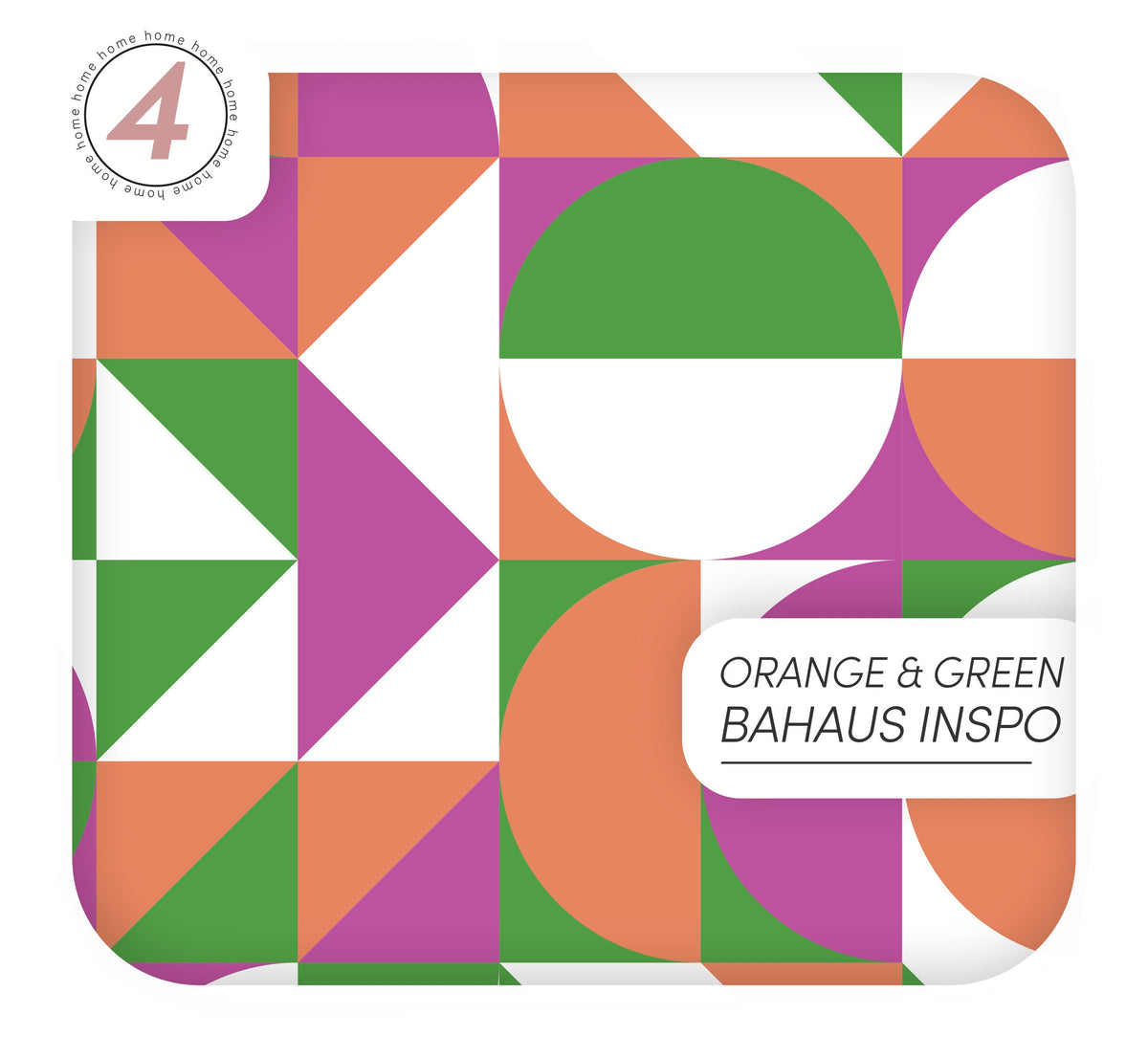 Retro Geometric & Bauhaus Vinyl Strips