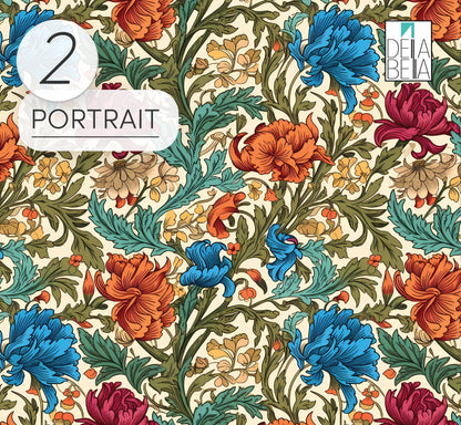 Floral design decorative vinyl wrap sheet