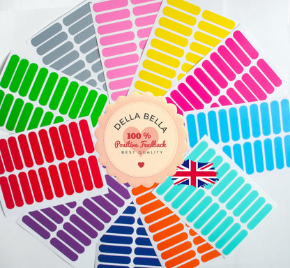 Rainbow Confetti Stick Wall Stickers UK (220pcs)