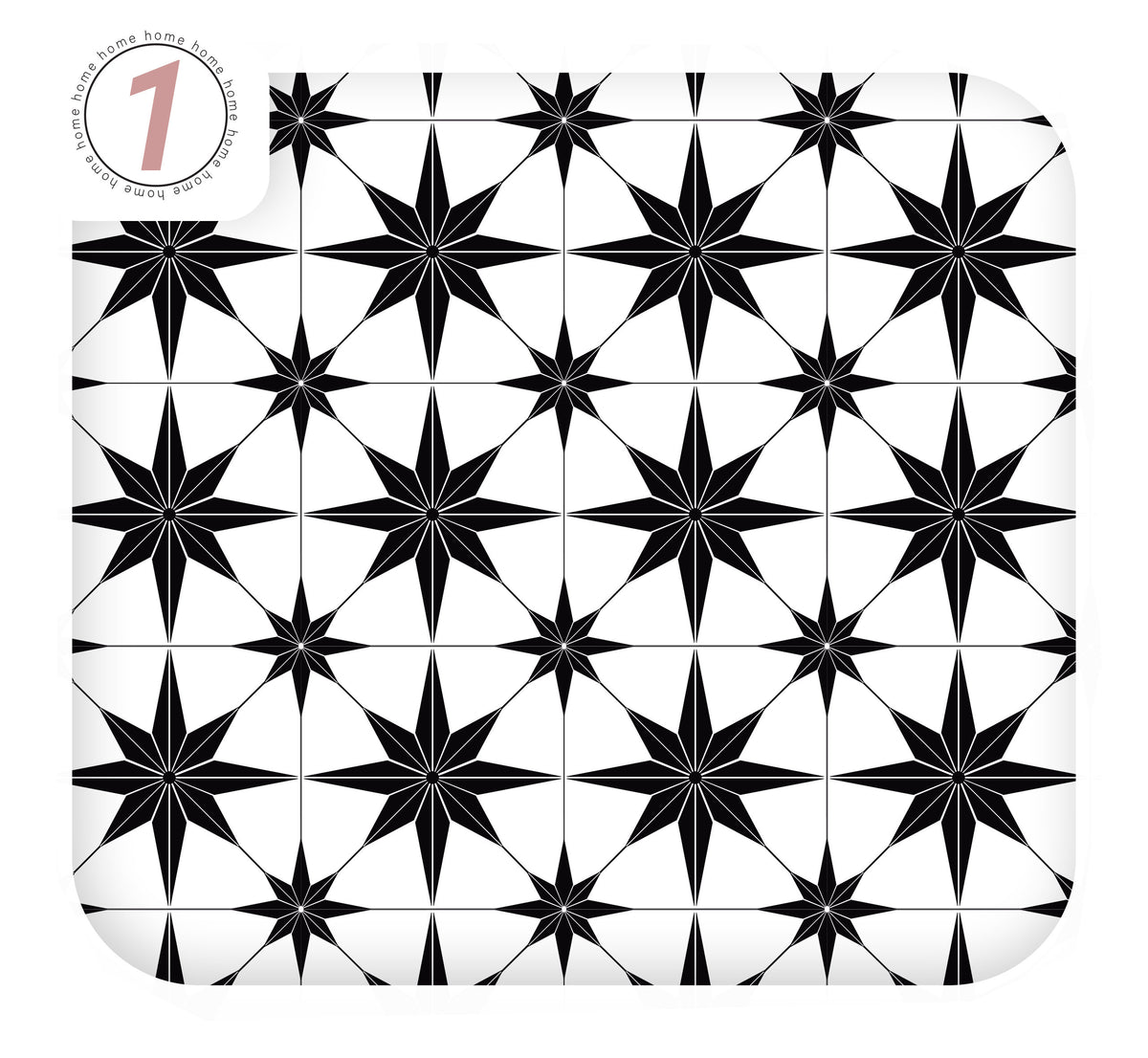 Tiles Astral Estrella Star Vinyl Peel and Stick Wrap Furniture Self Adhesive Film Decal Geometric Decor Kitchens  Cabinets Tiles Cupboard Vinyl Wrap for Furniture, Kitchen Cabinets & Home Upcycling