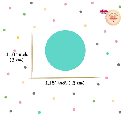 Mini Polka Dot 204x stickers Wall Art Decal Sticker