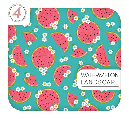 Retro Vinyl Wrapping for Kitchen Fruits Designs