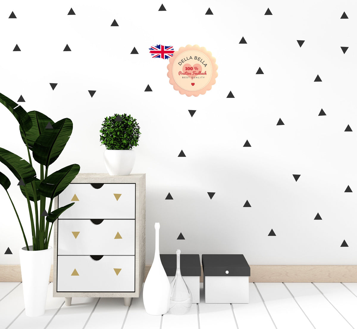 Triangles Wall Sticker 192x Mini Triangles