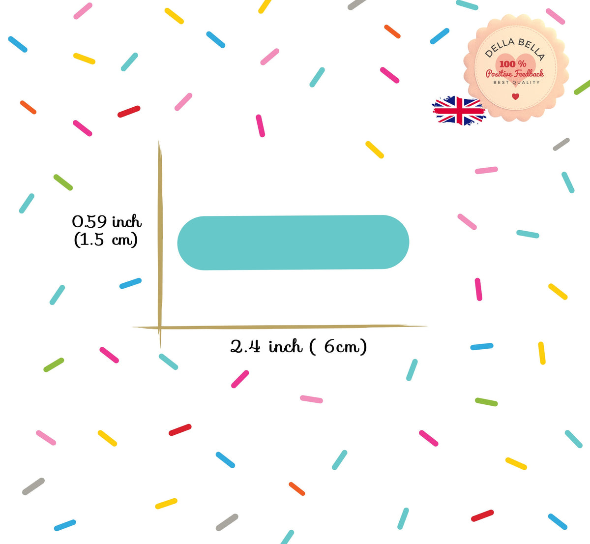 Confetti Wall Stickers 220x Sprinkles  (11 colours/ 20 of each colour)