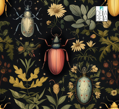 Beetle Peel & Stick Maximalist Self Adhesive Vinyl Vinyl Wrap for Furniture, Kitchen Cabinets & Home Upcycling