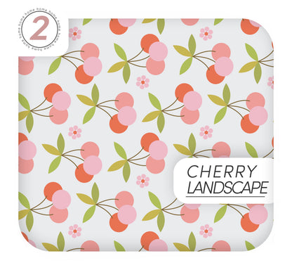 Retro Vinyl Wrapping for Kitchen Fruits Designs