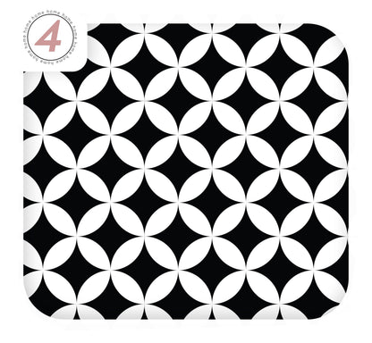 Tiles Astral Estrella Star Vinyl Peel and Stick Wrap Furniture Self Adhesive Film Decal Geometric Decor Kitchens  Cabinets Tiles Cupboard Vinyl Wrap for Furniture, Kitchen Cabinets & Home Upcycling