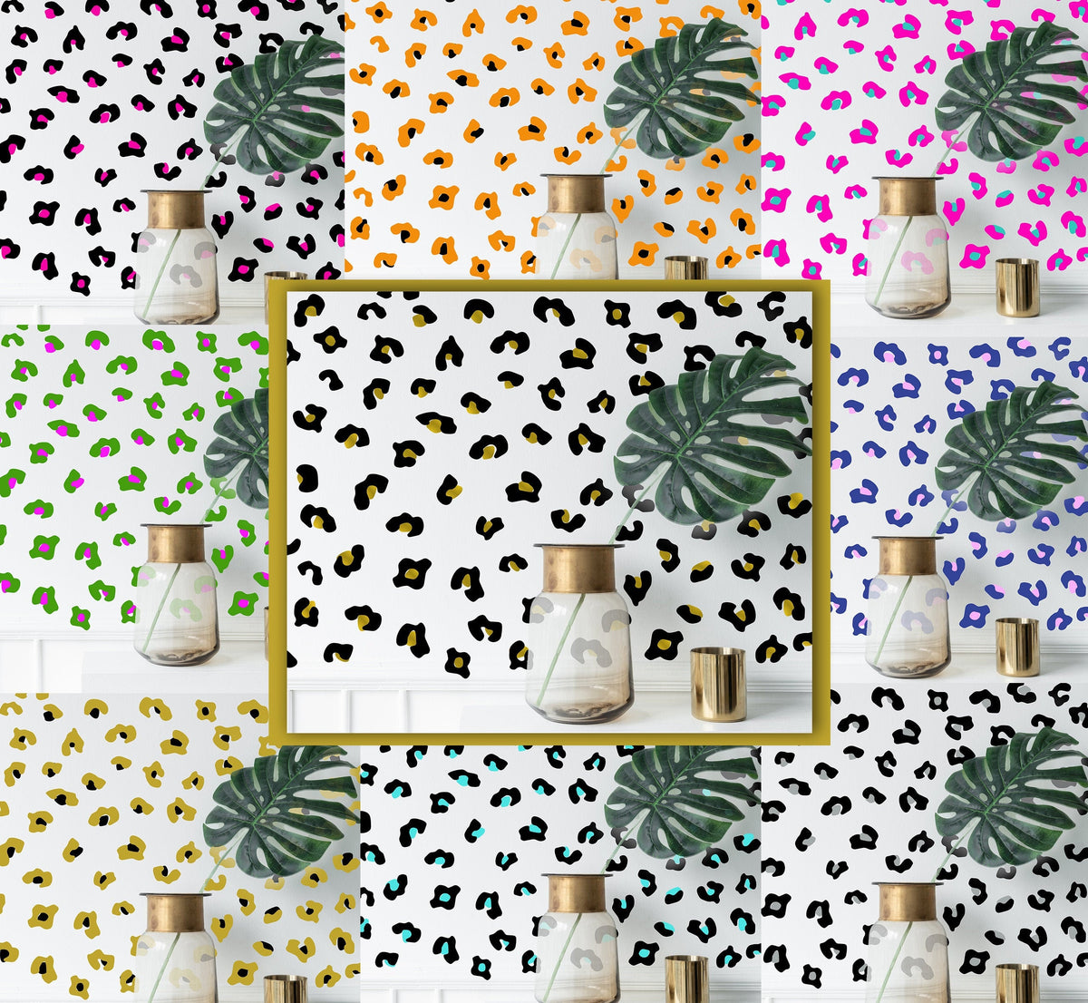 Leopard Print Wall Stickers