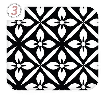 Tiles Astral Estrella Star Vinyl Peel and Stick Wrap Furniture Self Adhesive Film Decal Geometric Decor Kitchens  Cabinets Tiles Cupboard Vinyl Wrap for Furniture, Kitchen Cabinets & Home Upcycling