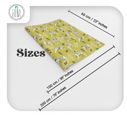 Bohemian Maximalist Vinyl Wrap Peel and Stick for Kitchen Worktops, Wardrobes, Kitchen Wrap, Adhesive Vinyl for Home Decoration, Leopards
