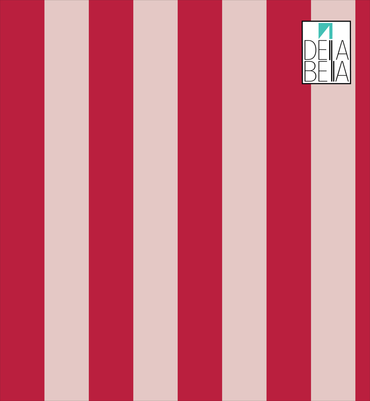 Burgundy Baby Pink Stripe Vinyl Wrap Peel & Stick Furniture Decor Film