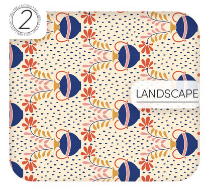 roll of Peel Stick Retro Bohemian Vintage Maximalist Vinyl Wraps Groove Retro Decor Floral Vinyl Wraps for Furniture Kitchen Cabinet Makeover