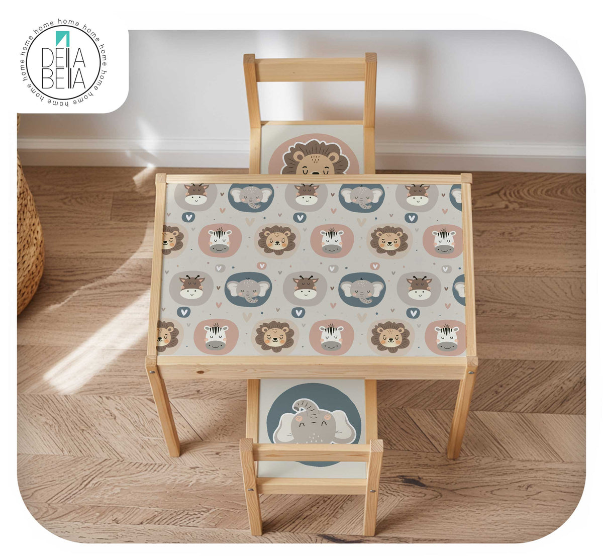 Woodland Table & Chair Stickers (Fits IKEA® LÄTT)