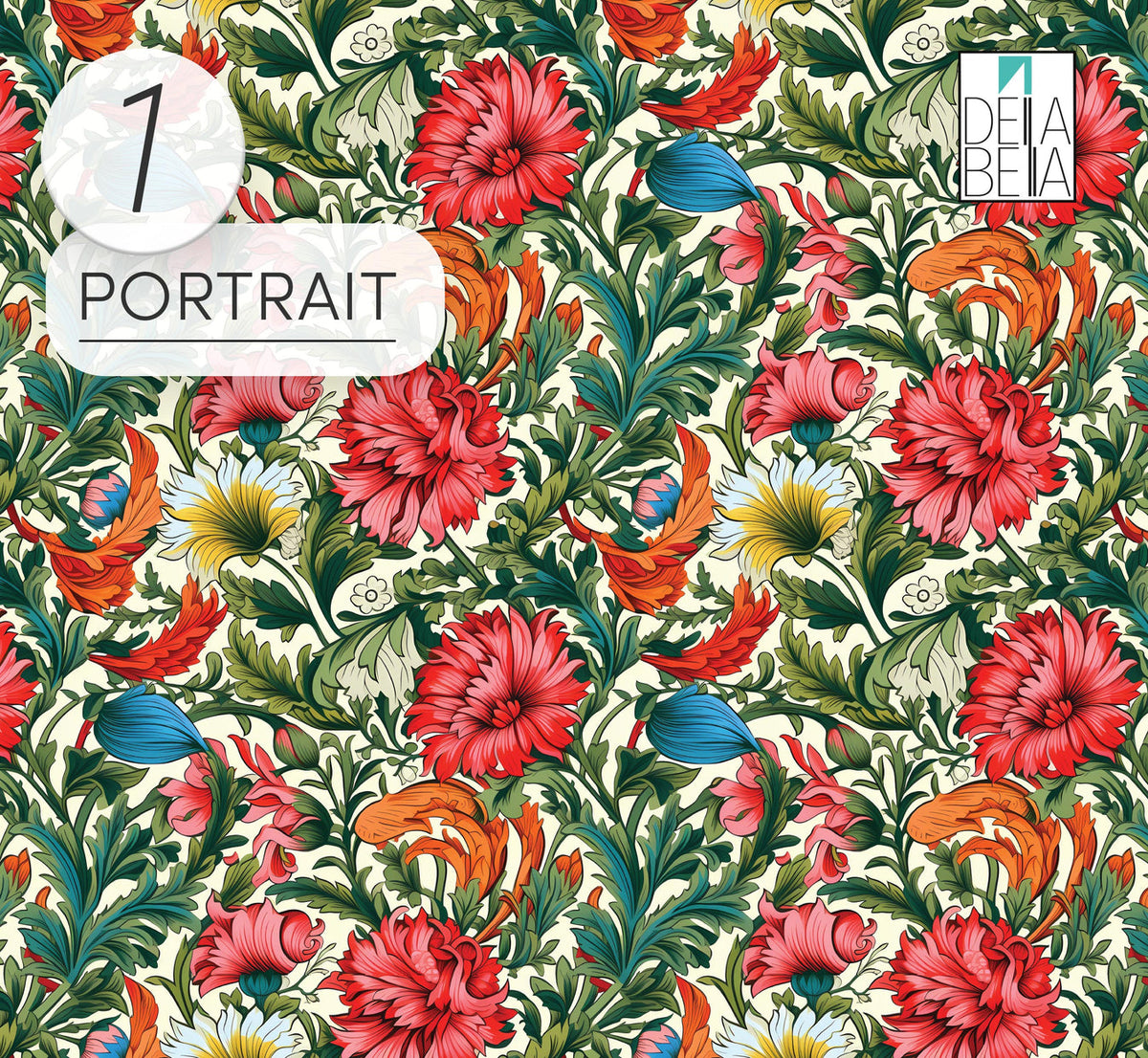 Vinyl Wrap for Furniture William Morris Inspired