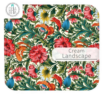 William Morris Inspired Botanical Vinyl Wrap - Sticky Back Plastic