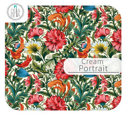 William Morris Inspired Botanical Vinyl Wrap - Sticky Back Plastic