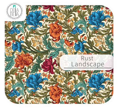William Morris Inspired Botanical Vinyl Wrap - Sticky Back Plastic