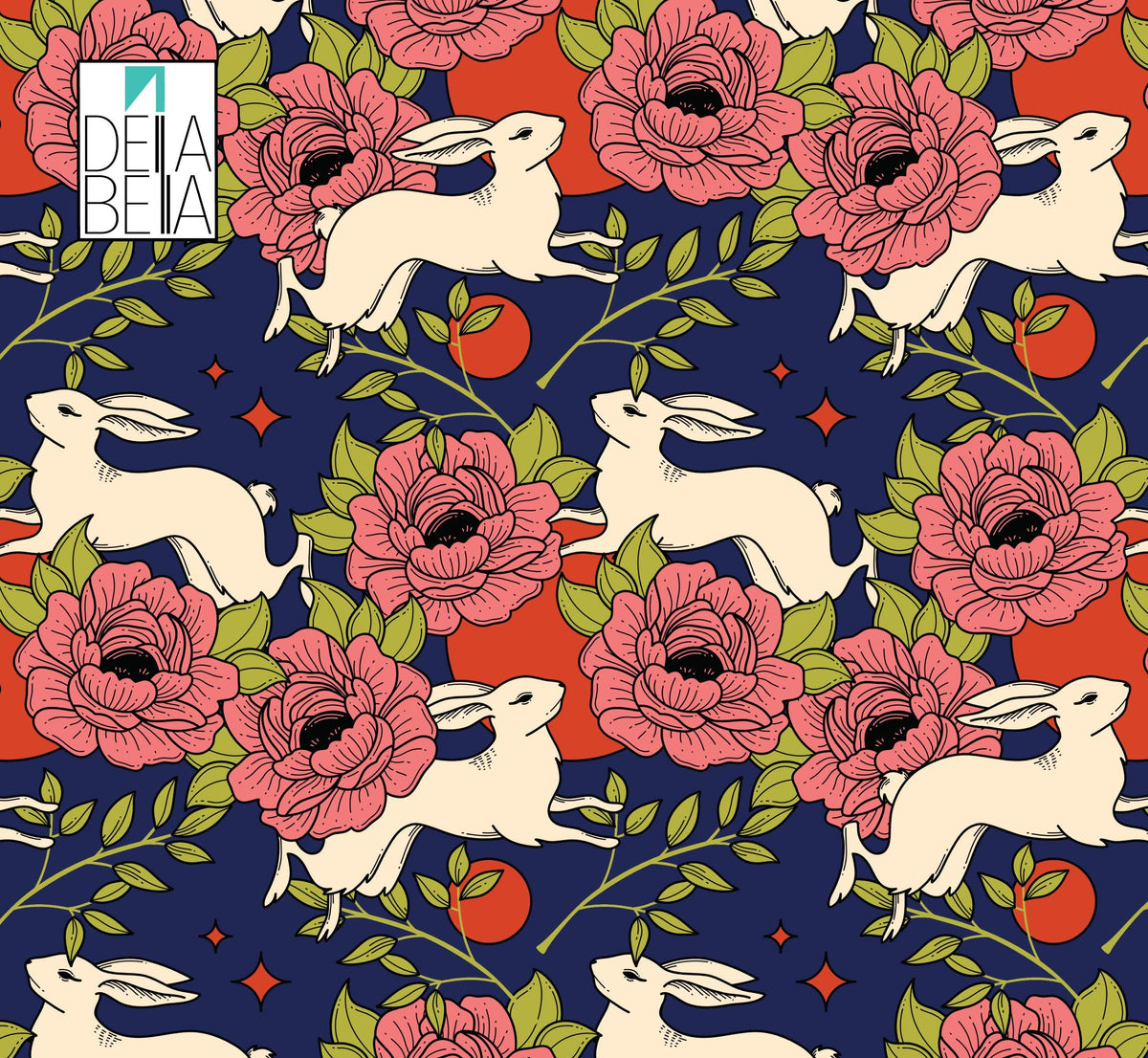 Rabbits Maximalist Decor Vinyl for Furniture rabbit Kitchens Backsplash Cabinets Cupboard Cupboard Wraps Self Adhesive Sticky Back Peel Vinyl Wrap for Furniture, Kitchen Cabinets & Home Upcycling