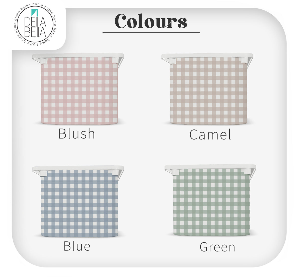 Gingham Storage Box Stickers (Fits IKEA® Trofast) | Nursery Upcycling