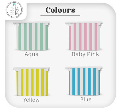 Classic Stripe Storage Stickers (Fits IKEA® Trofast) | Playroom Decor