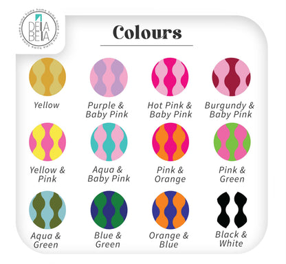 Wiggle Lines Vinyl Furniture Wraps (Fits IKEA® Trofast) | Fun Playroom Decor