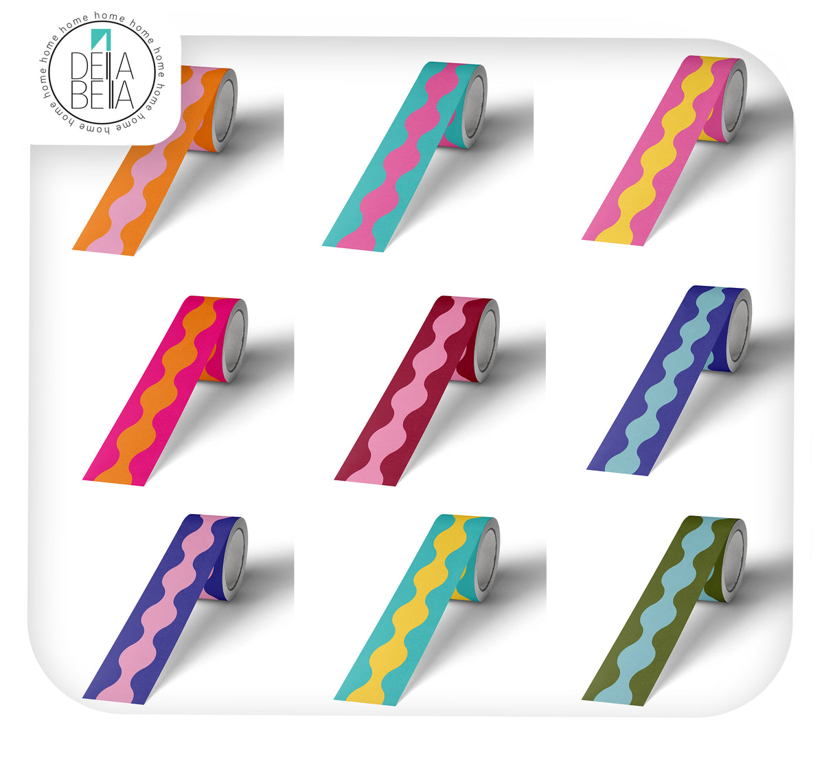 Wavy Wiggle Peel & Stick Vinyl Strip | Door & Furniture Edging
