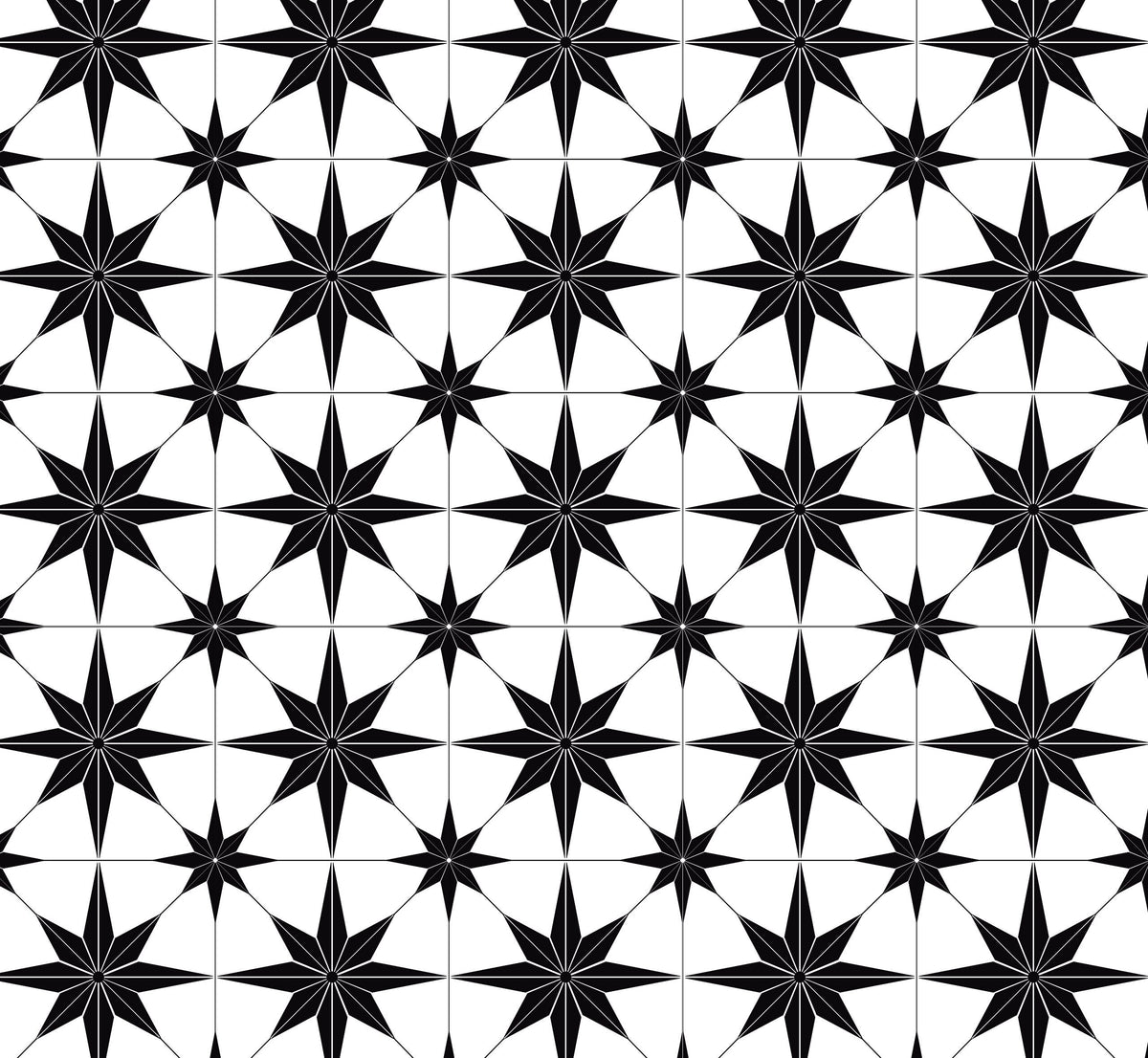 Astral Estrella Star Peel & Stick Vinyl Tiles for Backsplashes & Furniture