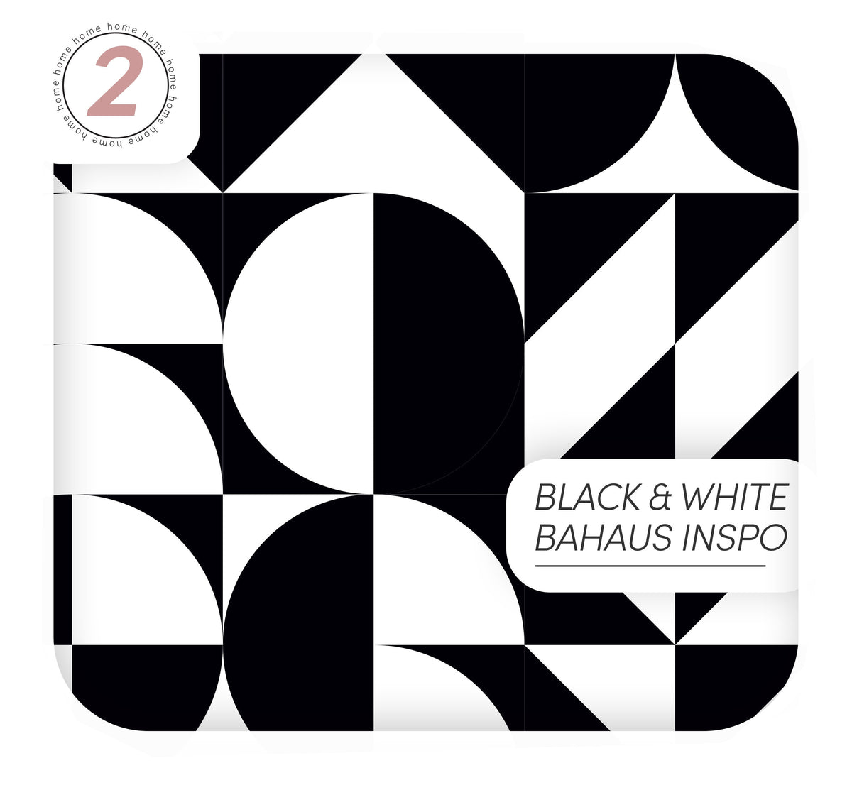 Retro Geometric & Bauhaus Vinyl Strips
