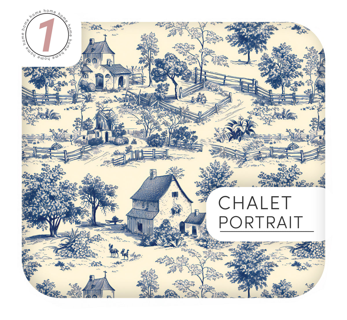 Vinyl Wrapping for furniture French Toile