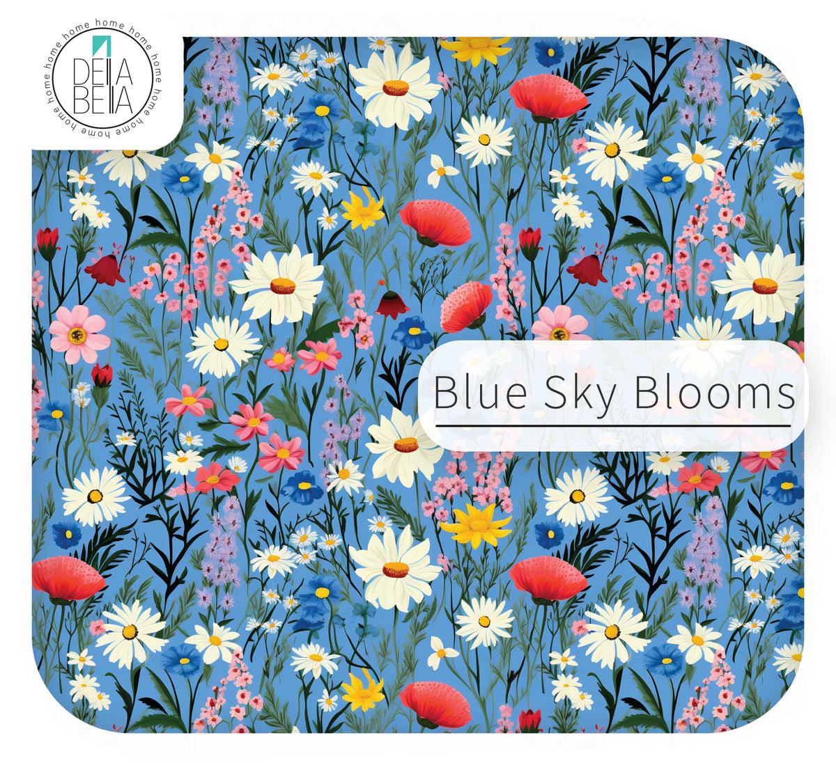 Floral Wildflower Storage Stickers (Fits IKEA® Trofast) | Girls Nursery