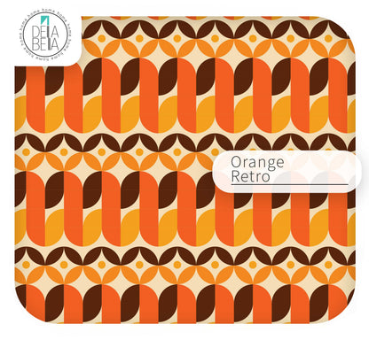 Retro Geometric Vinyl Wrap for Furniture
