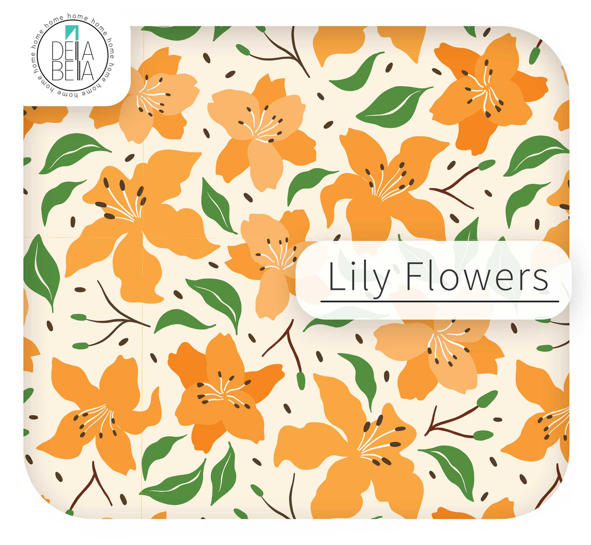 Boho Flowers Storage Decals (Fits IKEA® Trofast) | Peel & Stick Vinyl