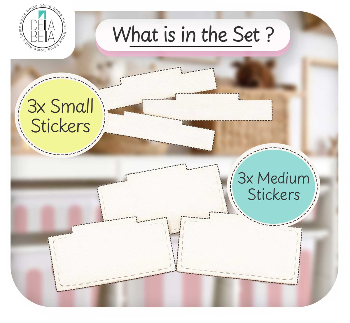 Personalised Alphabet Blocks Stickers for IKEA Trofast Boxes | Custom Name Kids Playroom Storage