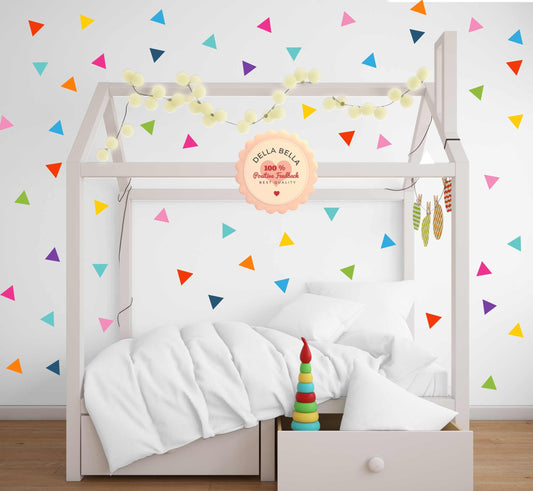 Triangle 221x Wall Stickers Rainbow Colours 11 colours
