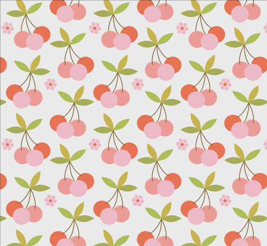 Vinyl Wrap Sticky Back Plastic Vintage Retro Furniture Kitchen Fridge Wrapping Worktop Upcycling Self Adhesive Film Projects Fruits Cherries