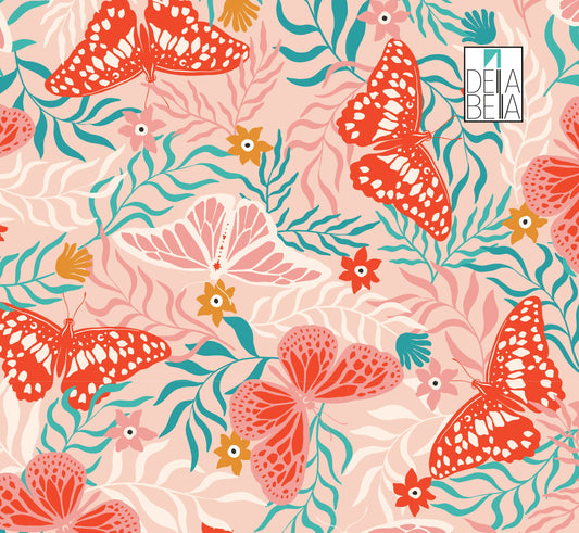 Vinyl Wrap For Furniture Yoga Butterflies Flowers Adhesive Film Decal, Home Decor, Vintage, Retro, Laptop, Upcycling Projects