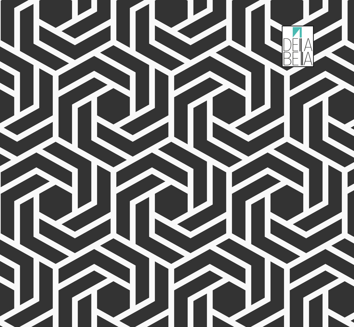 Wraps Geometric Wrapping For Furniture Minimalist Black White Decal Home Decoration Upcycling Projects, Furniture Stickers, Retro Wallpaper Vinyl Wrap for Furniture, Kitchen Cabinets & Home Upcycling