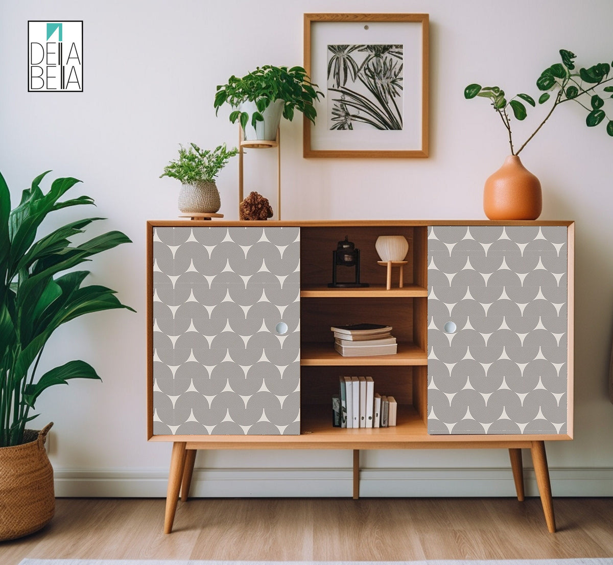 Wraps Vinyl Wrapping for Furniture Arches  Japandi  Boho  Kitchen Cabinets  Retro Decor Fridge WrapHome Decoration Sticky Back Plastic 2023