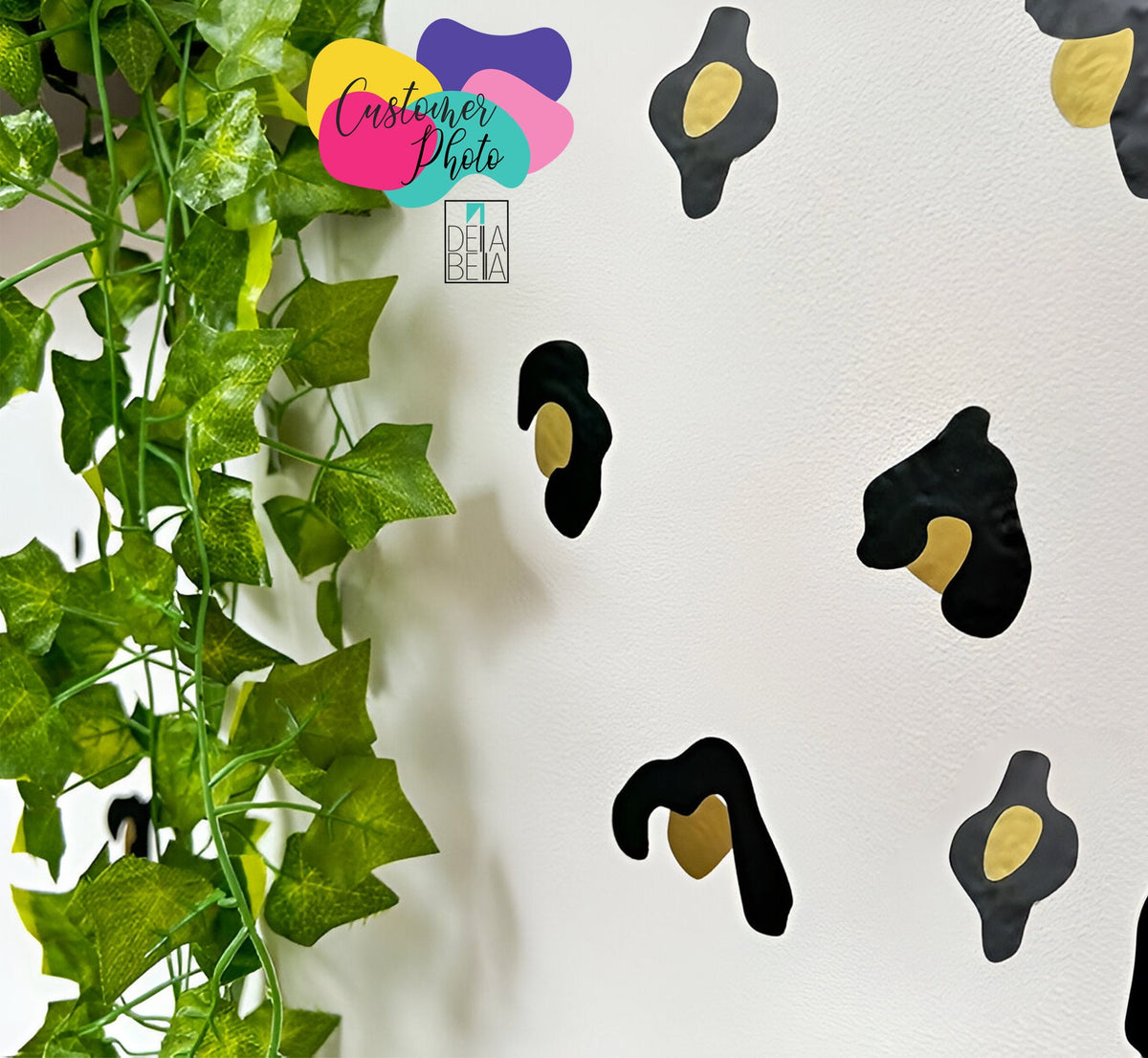 Leopard Print Wall Stickers Choose Your Own Color