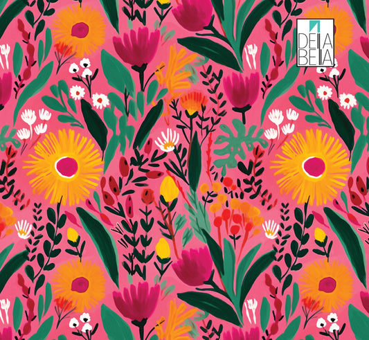 UK sourced floral sticky back plastic for DIY furniture