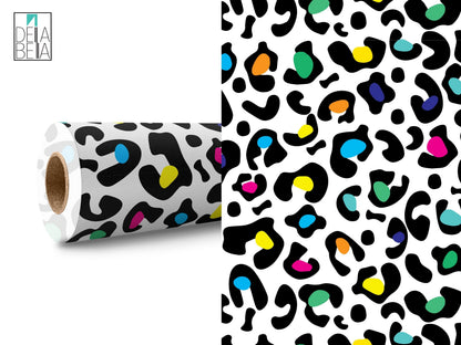Leopard Print Vinyl Wrap Kitchen Upcycling Projects For Furniture Self Adhesive Film Decal, Home Decor, Walls, Laptop, Doors