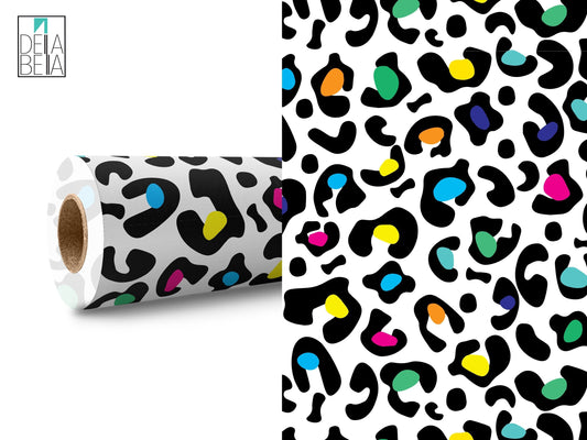 Leopard Print Vinyl Wrap Kitchen Upcycling Projects For Furniture Self Adhesive Film Decal, Home Decor, Walls, Laptop, Doors