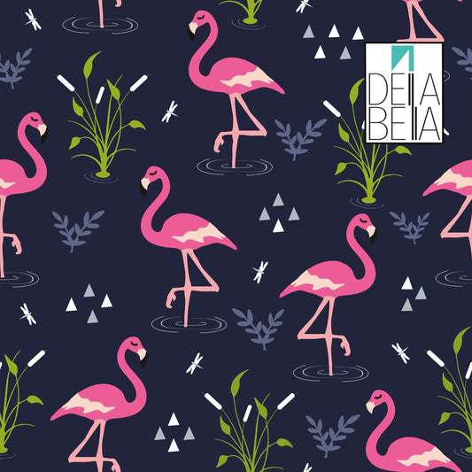 Pink Flamingo Tropical Retro Wallpaper,Stair Stickers,Furniture Upcycling, Sticky Back Plastic, Furniture Wrap, Kitchen Cabinets, Worktop Vinyl Wrap for Furniture, Kitchen Cabinets & Home Upcycling