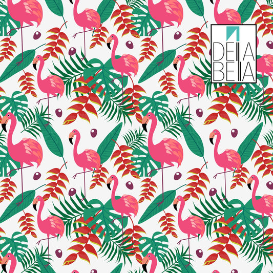 Flamingo Tropical Upcycling Projects, Furniture Stickers,Home Decor, Boho Decoration, Kitchen Cabinets Vinyl Wrap, Fridge Wrap Peel & Stick