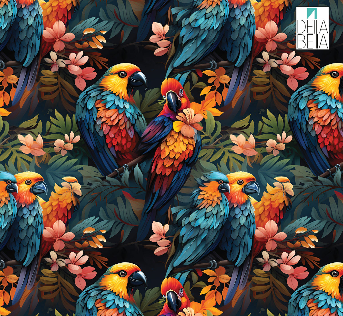 Birds Maximalist Upcycling, Decor Vinyl Wrapping for Furniture Watercolour Flower Backsplash Cabinets Tiles Self Adhesive Sticky Back Peel