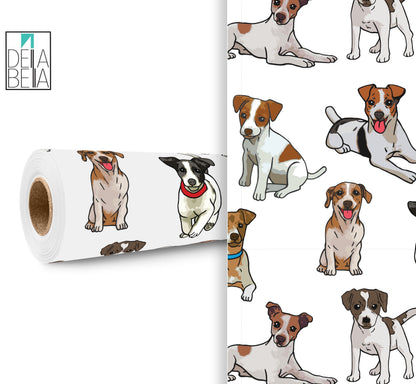 Jack Russel Terrier Vinyl Wrap For Furniture