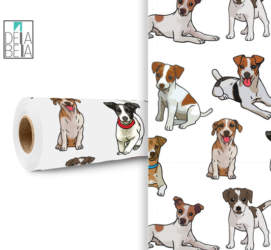 Jack Russel Terrier Vinyl Wrap For Furniture