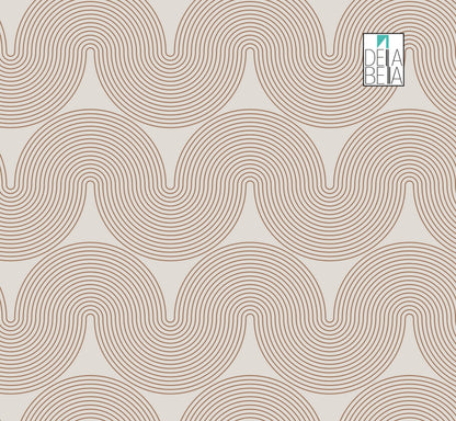 Minimalist Arch Pattern Vinyl Wrap | Self-Adhesive Sticky Back Plastic