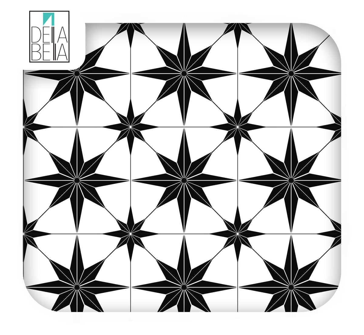 Astral Estrella Star Tile Effect Vinyl Wrap | Self-Adhesive Sticky Back Plastic